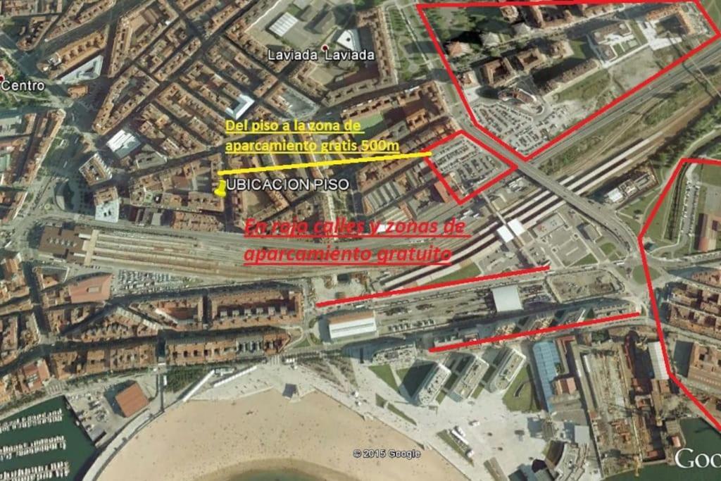 A Un Paso De La Playa, Amplio Apartamento กิฮอน ภายนอก รูปภาพ